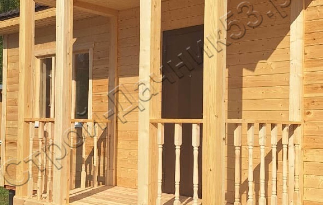 4 Каркасно-щитовой дом Д-3, 9x8.5м, 67.5 М², Ленинградская область, Лодейнопольский район, деревня Новая слобода (3)